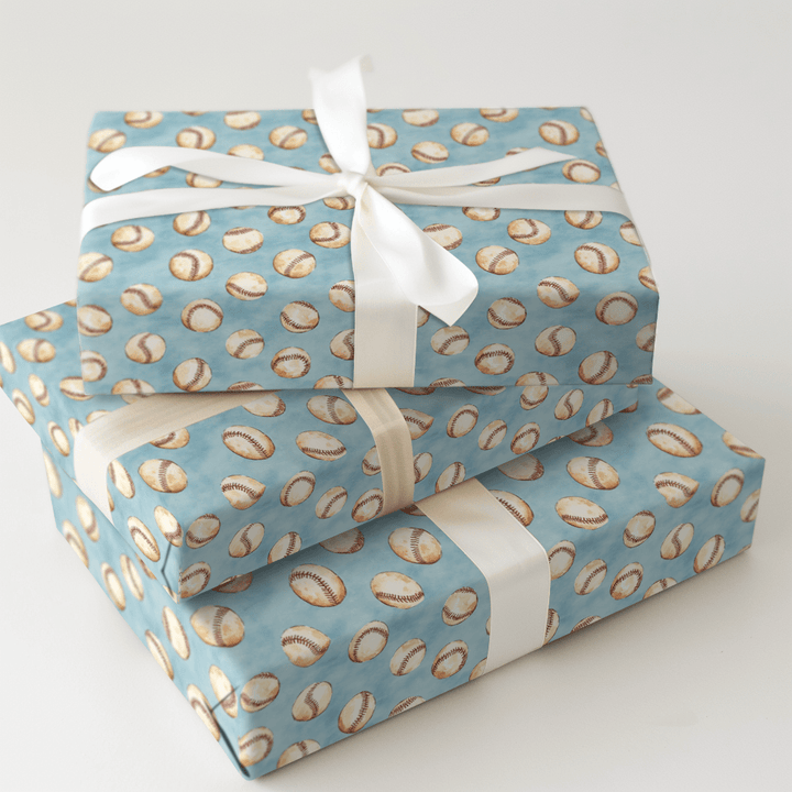 Call to the Bullpen - Wrapping Paper - Aspen & Arlo