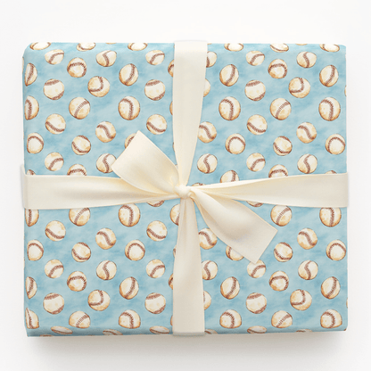 Call to the Bullpen - Wrapping Paper - Aspen & Arlo