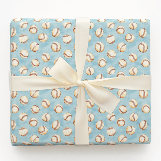 Call to the Bullpen - Wrapping Paper - Aspen & Arlo