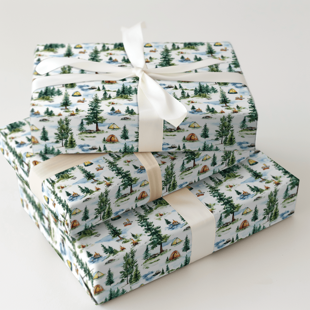 Campsite Chill - Wrapping Paper - Aspen & Arlo