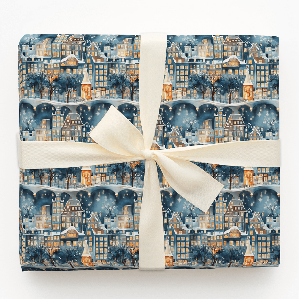 Canal Blue - Wrapping Paper - Aspen & Arlo