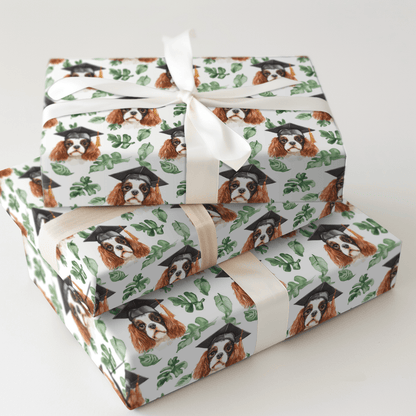 Cavalier King Charles Graduate - Wrapping Paper - Aspen & Arlo