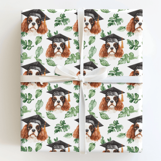 Cavalier King Charles Graduate - Wrapping Paper - Aspen & Arlo
