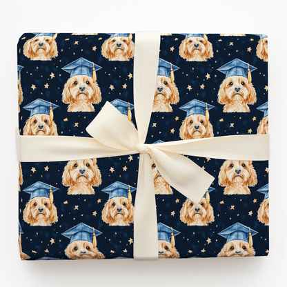 Cavapoo Graduate - Wrapping Paper - Aspen & Arlo