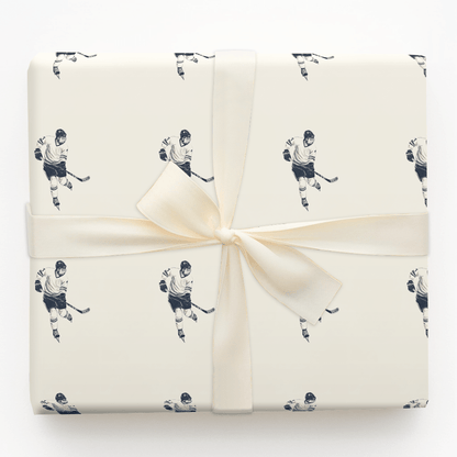 Center Ice - Wrapping Paper - Aspen & Arlo