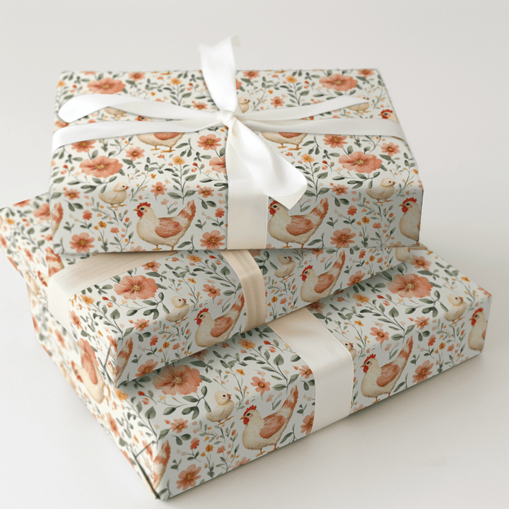 Chicks In One Basket - Wrapping Paper - Aspen & Arlo
