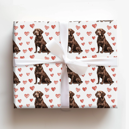 Chocolate Lab Valentine