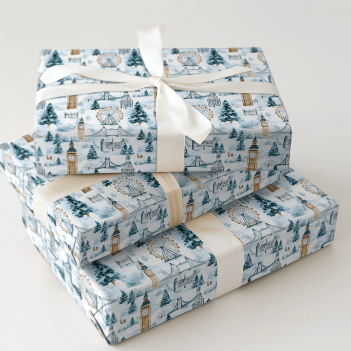 Christmas In London - Wrapping Paper - Aspen & Arlo
