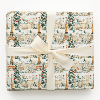 Christmas In Paris - Wrapping Paper - Aspen & Arlo