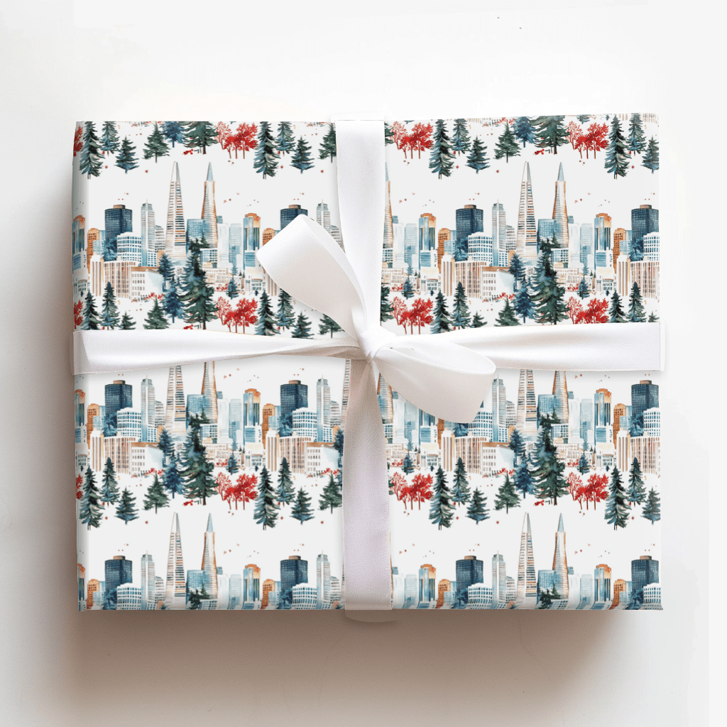 Christmas in the Bay Area - Wrapping Paper - Aspen & Arlo