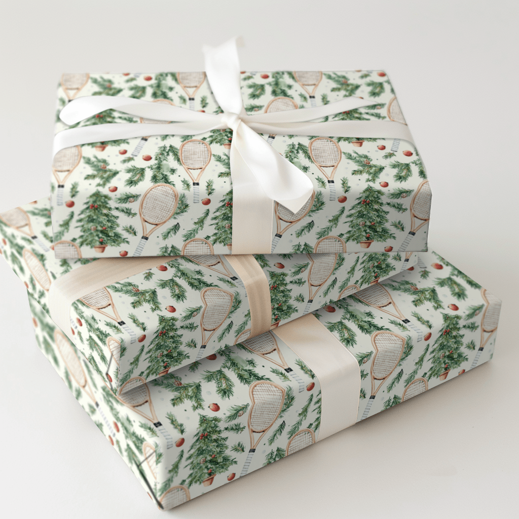 Christmas on the Court - Wrapping Paper - Aspen & Arlo