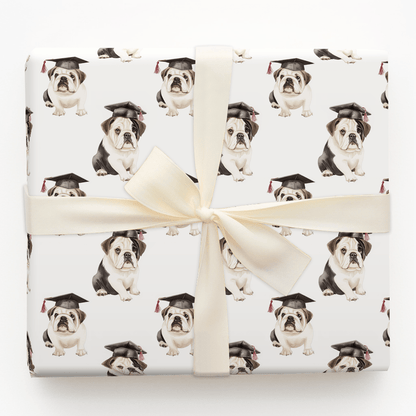 Class Act Bulldog - Wrapping Paper - Aspen & Arlo