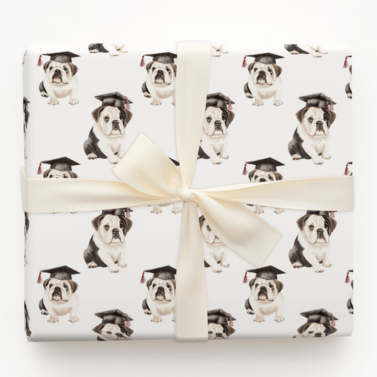 Class Act Bulldog - Wrapping Paper - Aspen & Arlo