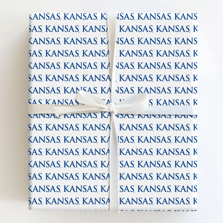 Collegiate Kansas - Wrapping Paper - Aspen & Arlo