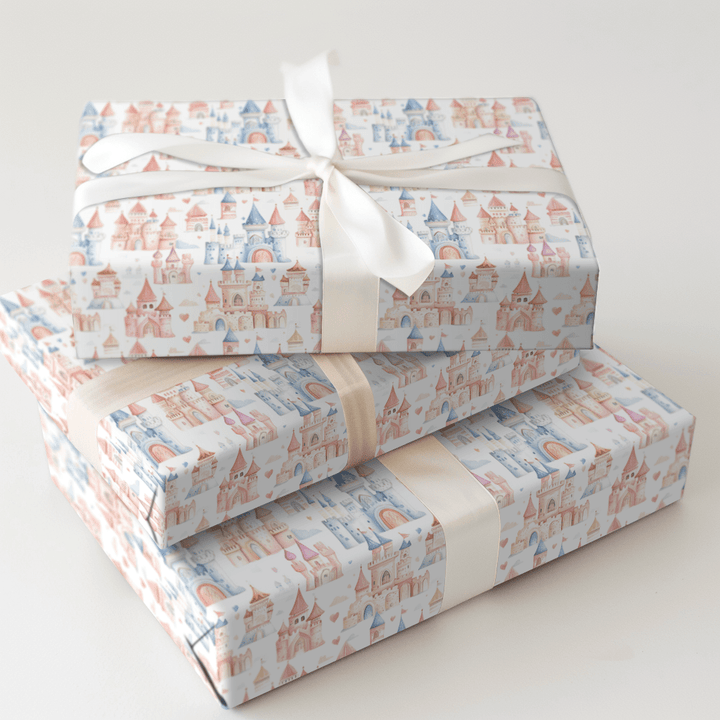 Cotton Candy Castle - Wrapping Paper - Aspen & Arlo