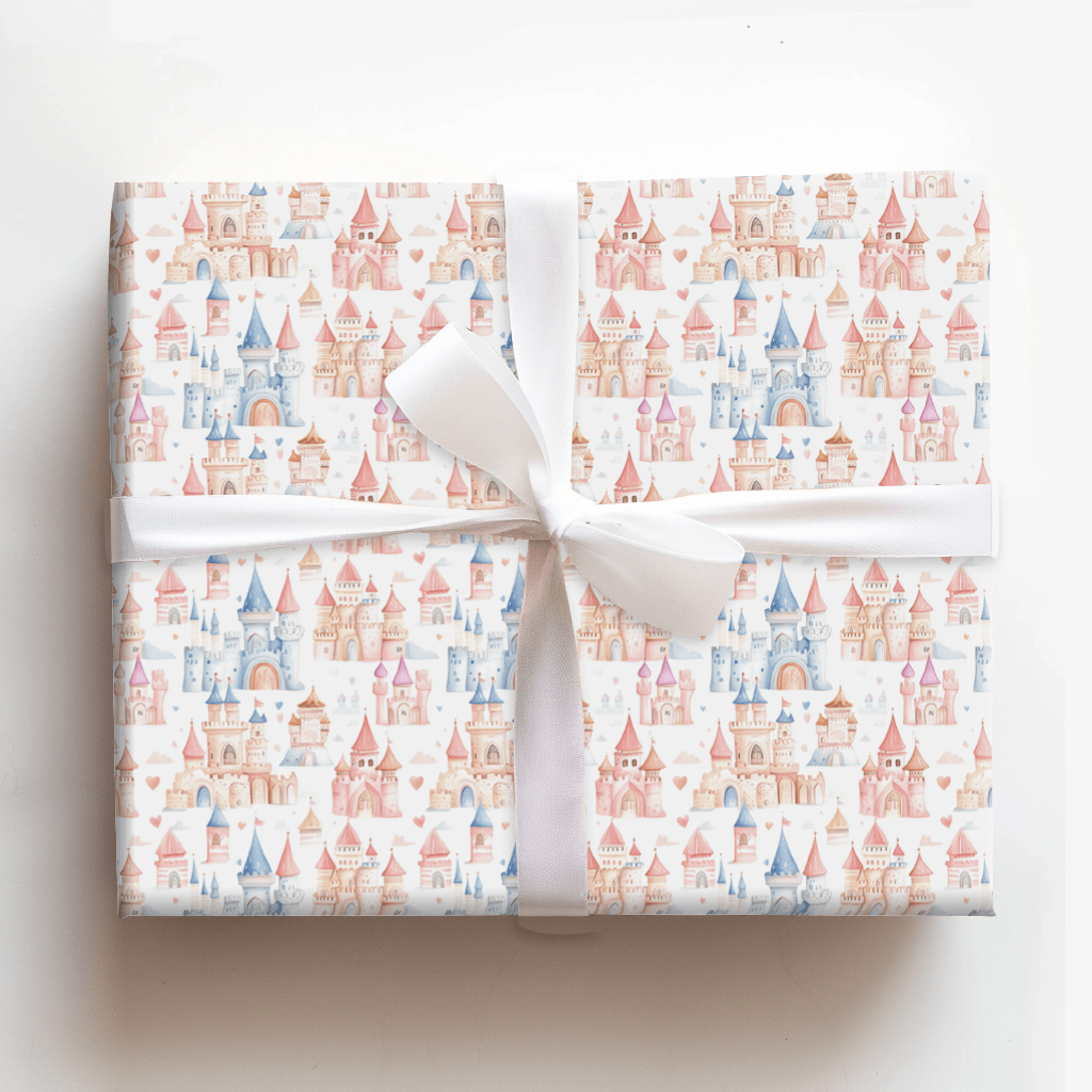 Cotton Candy Castle - Wrapping Paper - Aspen & Arlo