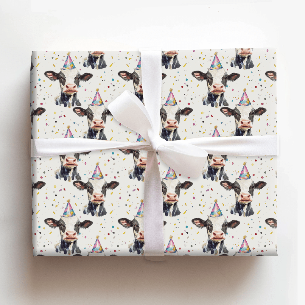 Cowtastic Celebration - Wrapping Paper - Aspen & Arlo
