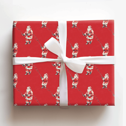 Crank It Santa - Wrapping Paper - Aspen & Arlo
