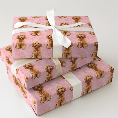 Cuddle Me Golden - Wrapping Paper - Aspen & Arlo