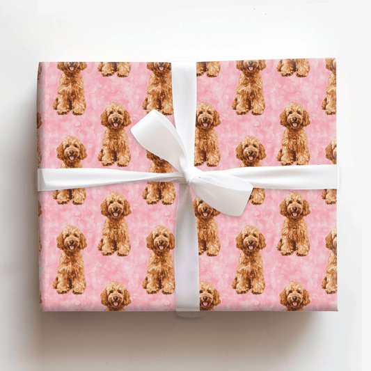 Cuddle Me Golden - Wrapping Paper - Aspen & Arlo