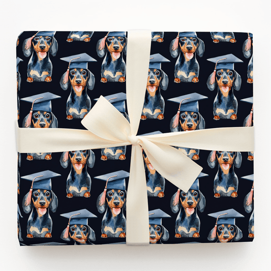 Dachshund Graduate - Wrapping Paper - Aspen & Arlo