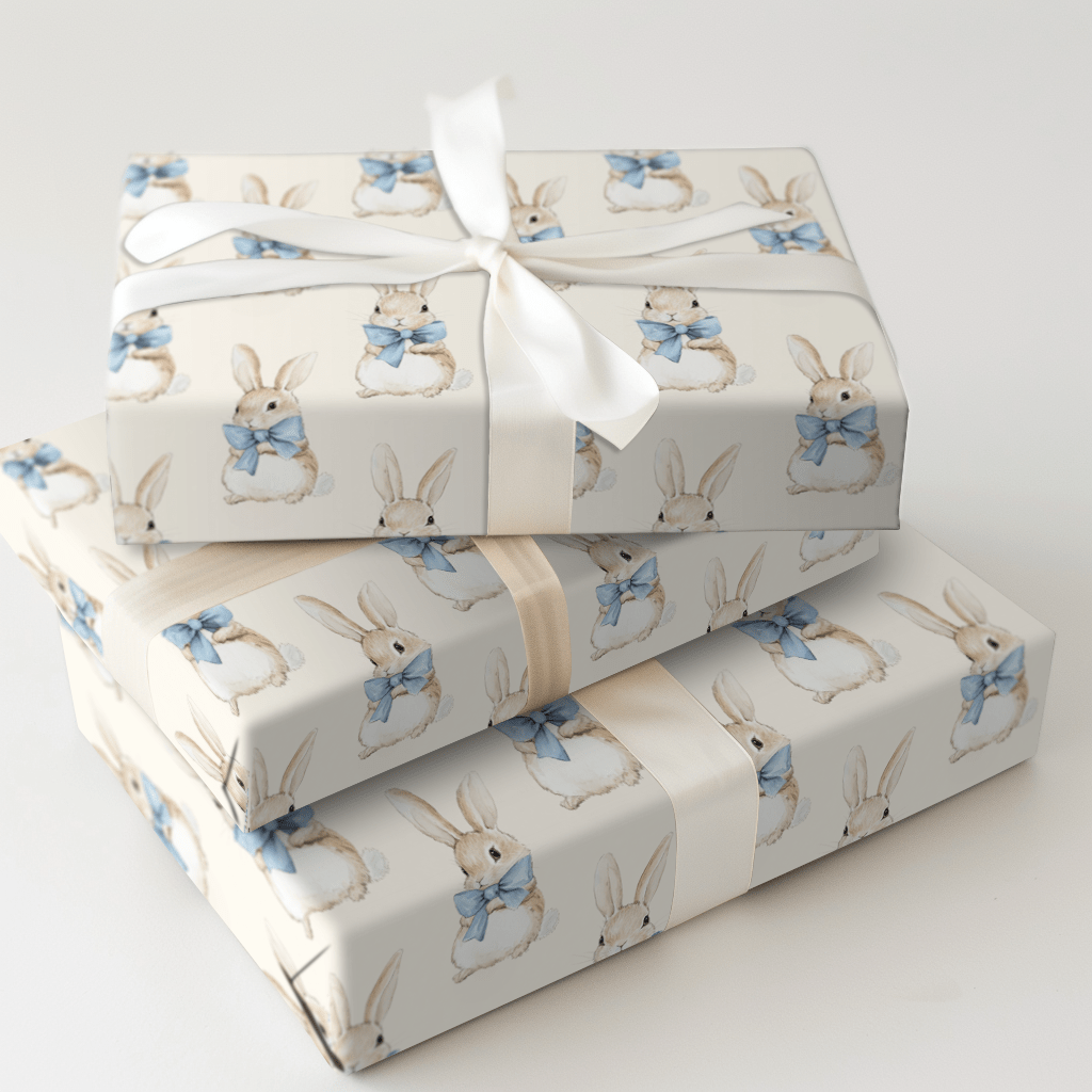 Dapper and Hoppin - Wrapping Paper - Aspen & Arlo