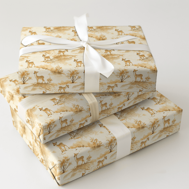 Deerly in the Forest - Wrapping Paper - Aspen & Arlo