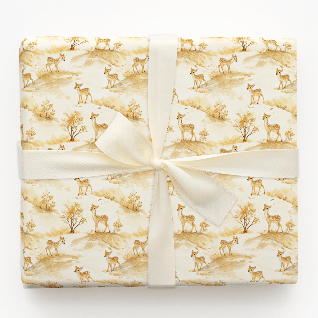 Deerly in the Forest - Wrapping Paper - Aspen & Arlo