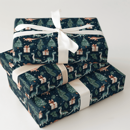 Dino - Mite Surprise - Wrapping Paper - Aspen & Arlo