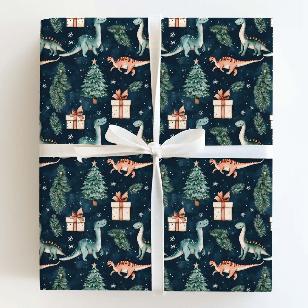 Dino - Mite Surprise - Wrapping Paper - Aspen & Arlo
