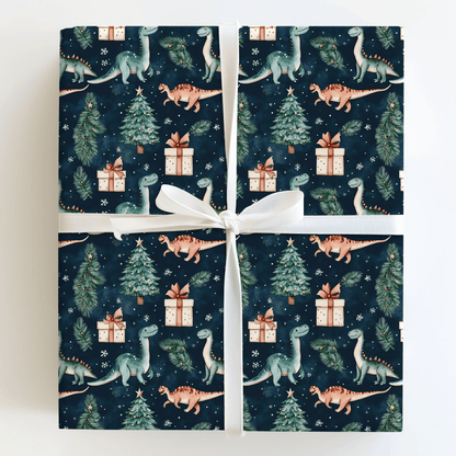 Dino - Mite Surprise - Wrapping Paper - Aspen & Arlo
