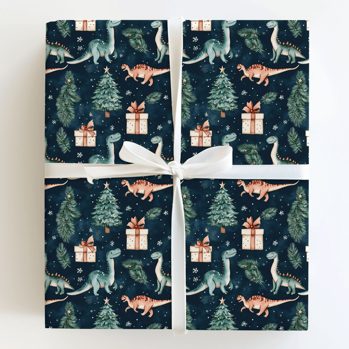 Dino - Mite Surprise - Wrapping Paper - Aspen & Arlo