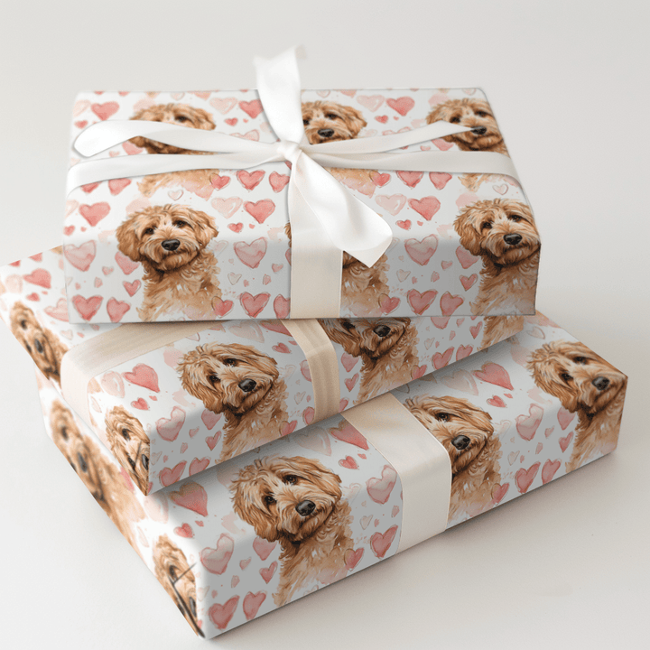 Doodle Love Me - Wrapping Paper - Aspen & Arlo