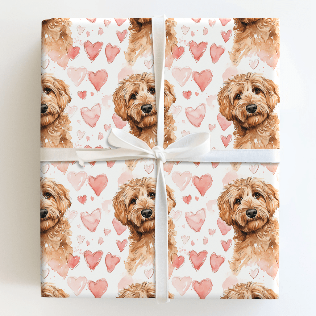 Doodle Love Me - Wrapping Paper - Aspen & Arlo