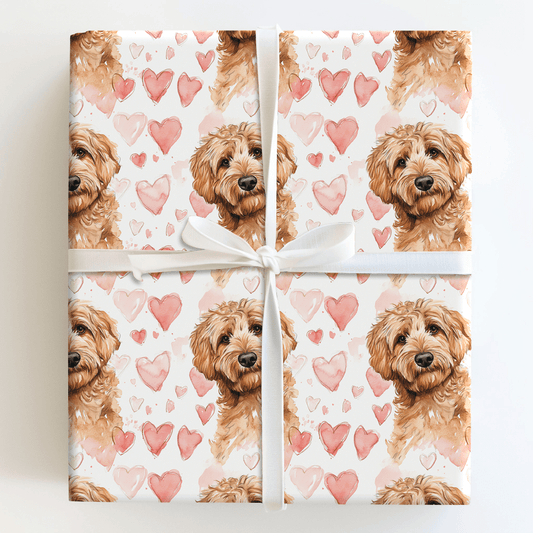 Doodle Love Me - Wrapping Paper - Aspen & Arlo