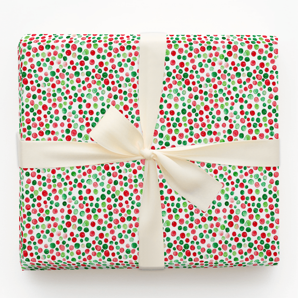 Dotty Christmas - Wrapping Paper - Aspen & Arlo