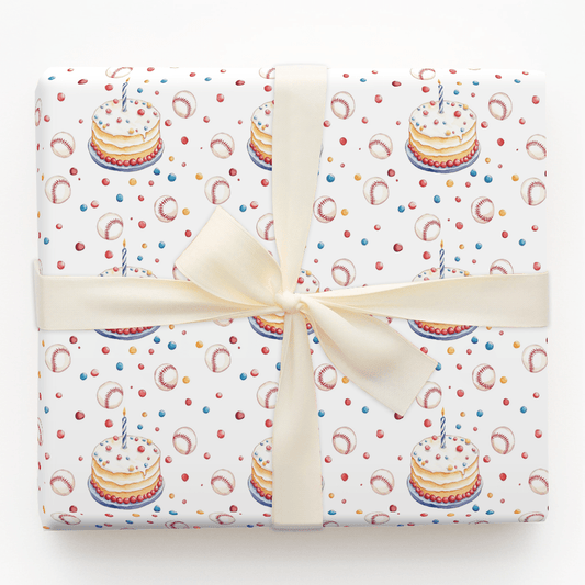 Dugout Bash - Wrapping Paper - Aspen & Arlo