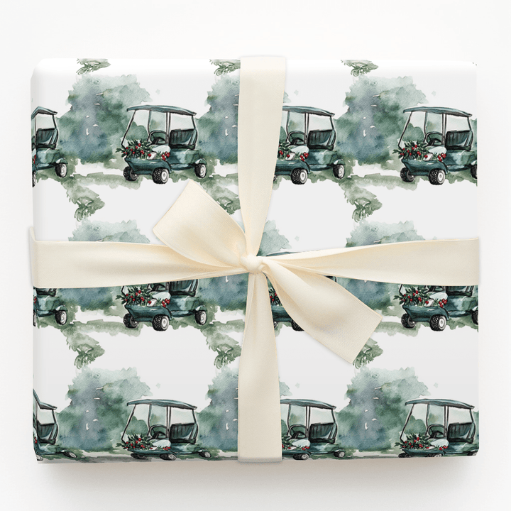 Fairway Jingle - Wrapping Paper - Aspen & Arlo