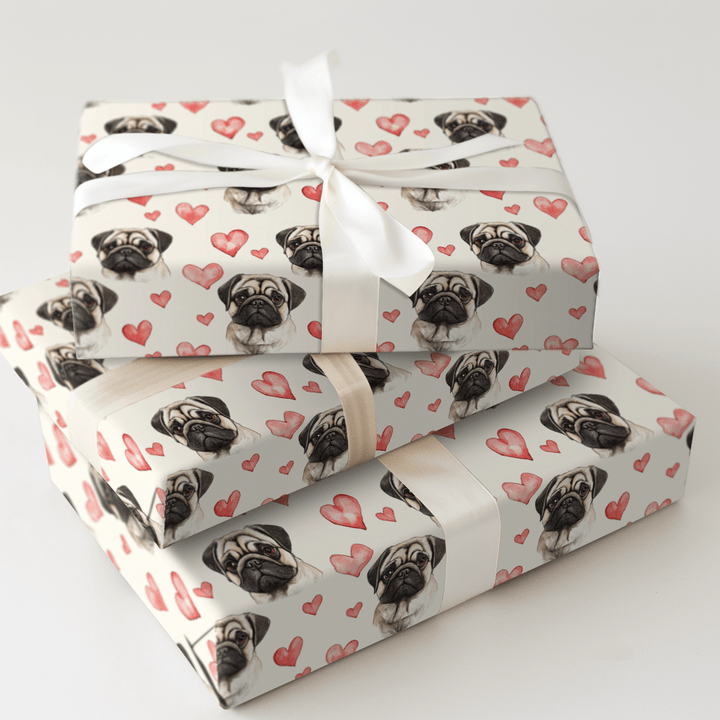 Fawn Valentine - Wrapping Paper - Aspen & Arlo