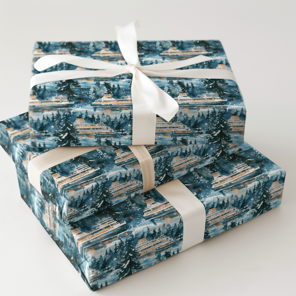 Ferry Boat - Wrapping Paper - Aspen & Arlo