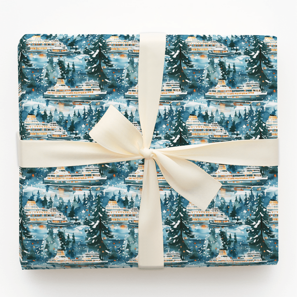 Ferry Boat - Wrapping Paper - Aspen & Arlo