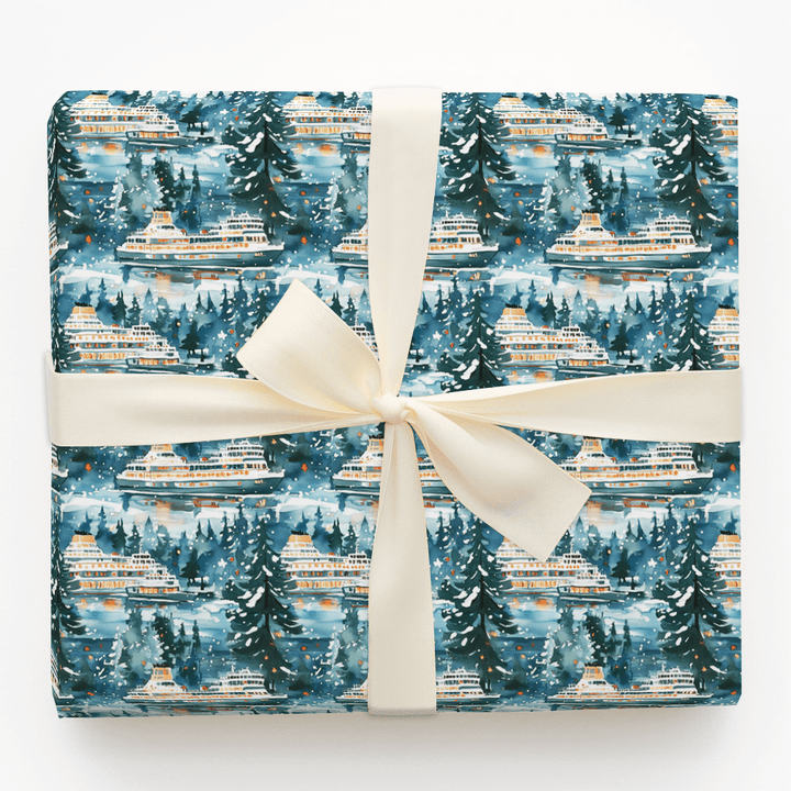 Ferry Boat - Wrapping Paper - Aspen & Arlo