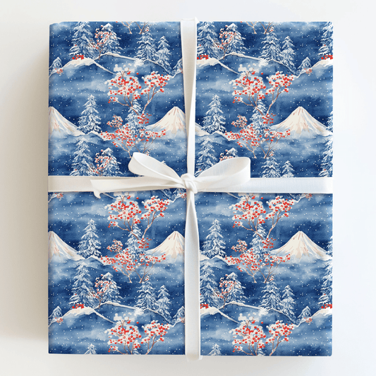 Festive Fuji - Wrapping Paper - Aspen & Arlo