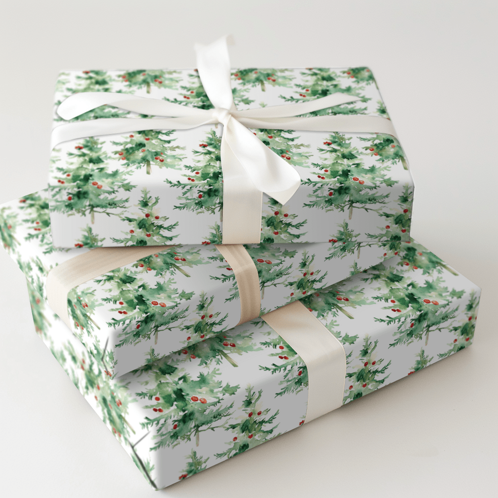 Festive Fur - Wrapping Paper - Aspen & Arlo