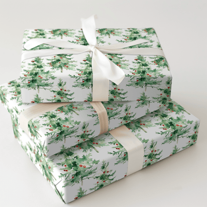 Festive Fur - Wrapping Paper - Aspen & Arlo