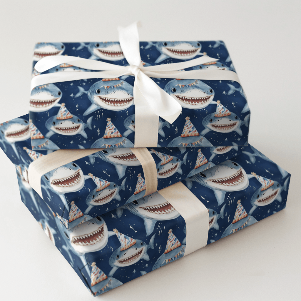 Fintastic Year Ahead - Wrapping Paper - Aspen & Arlo