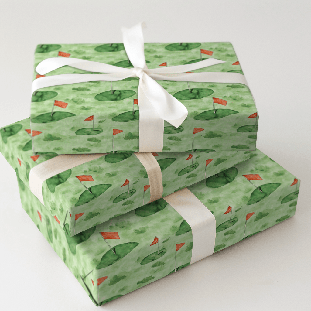 Flagstick Fancy - Wrapping Paper - Aspen & Arlo