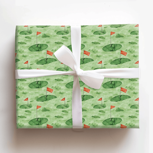 Flagstick Fancy - Wrapping Paper - Aspen & Arlo