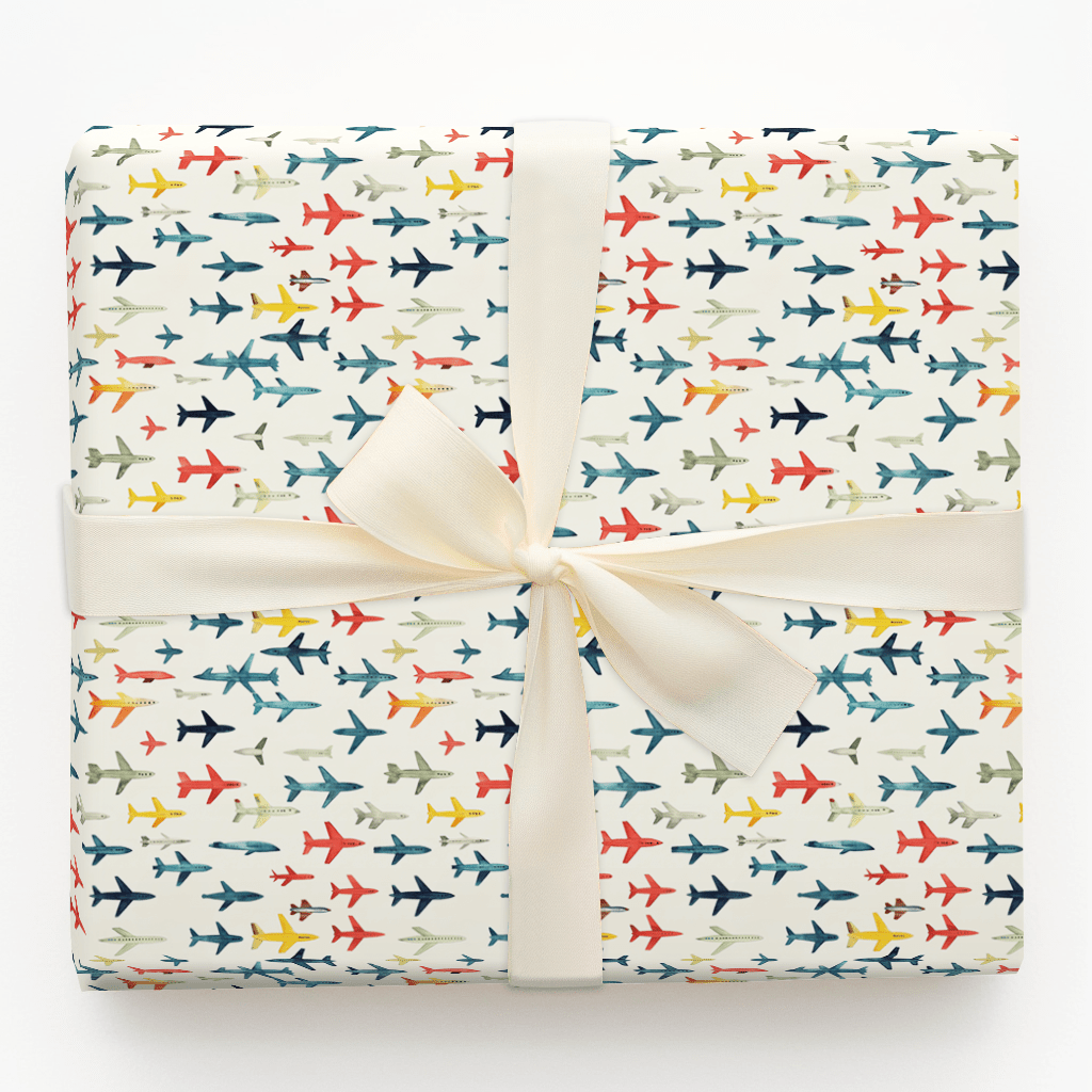 Flight Mode On - Wrapping Paper - Aspen & Arlo
