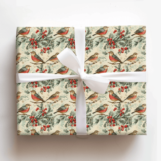 Fourth Day of Christmas - Wrapping Paper - Aspen & Arlo